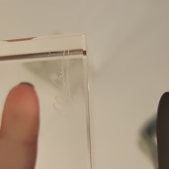 Oleg Cassini crystal candlesticks (never used) - Picture 4 of 5